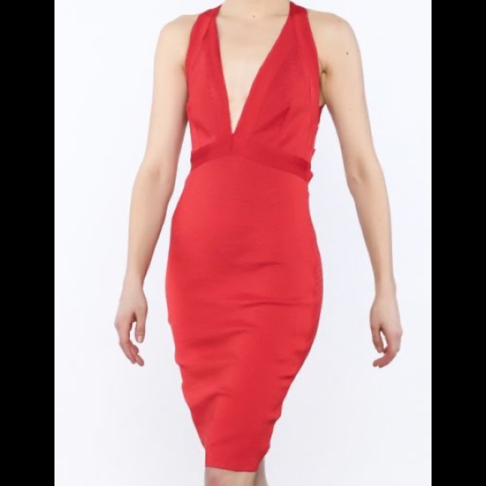 WOW COUTURE red bodycon dress size: Small